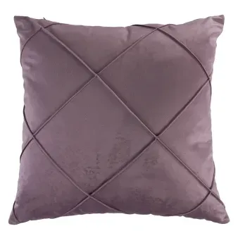 COJIN VELVET 45X45 DRAPEADO MALVA BREZO_7702997999024